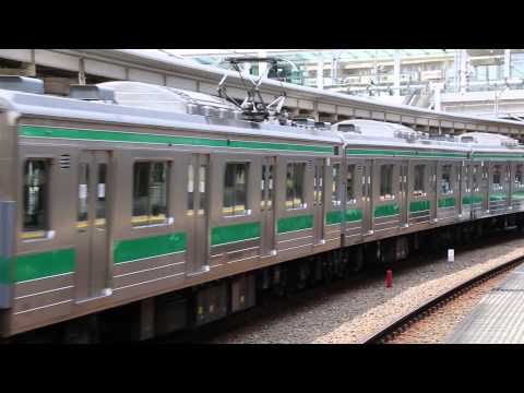 205系ハエ28編成りんかい線新木場行き　大崎駅発車