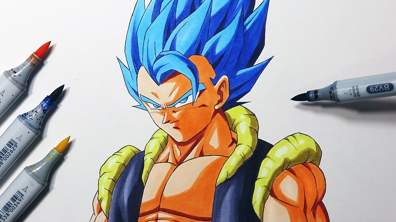 Dragon Ball Art: Learn How to Draw Gogeta Super Saiyan Blue in 2023