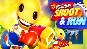 BUDDYMAN RUN ✔SHOOT AND RUN | Games For Kids