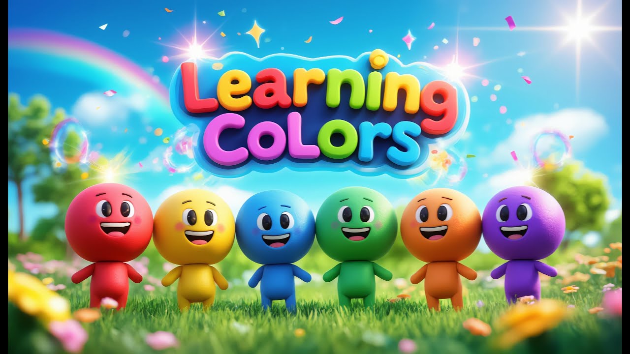 Learning Colors Song – Magical Paint Adventure for Kids! 🌈
