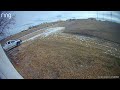 Ghost truck on the run & running  in to a fence 