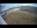 Ghost truck on the run & running  in to a fence 