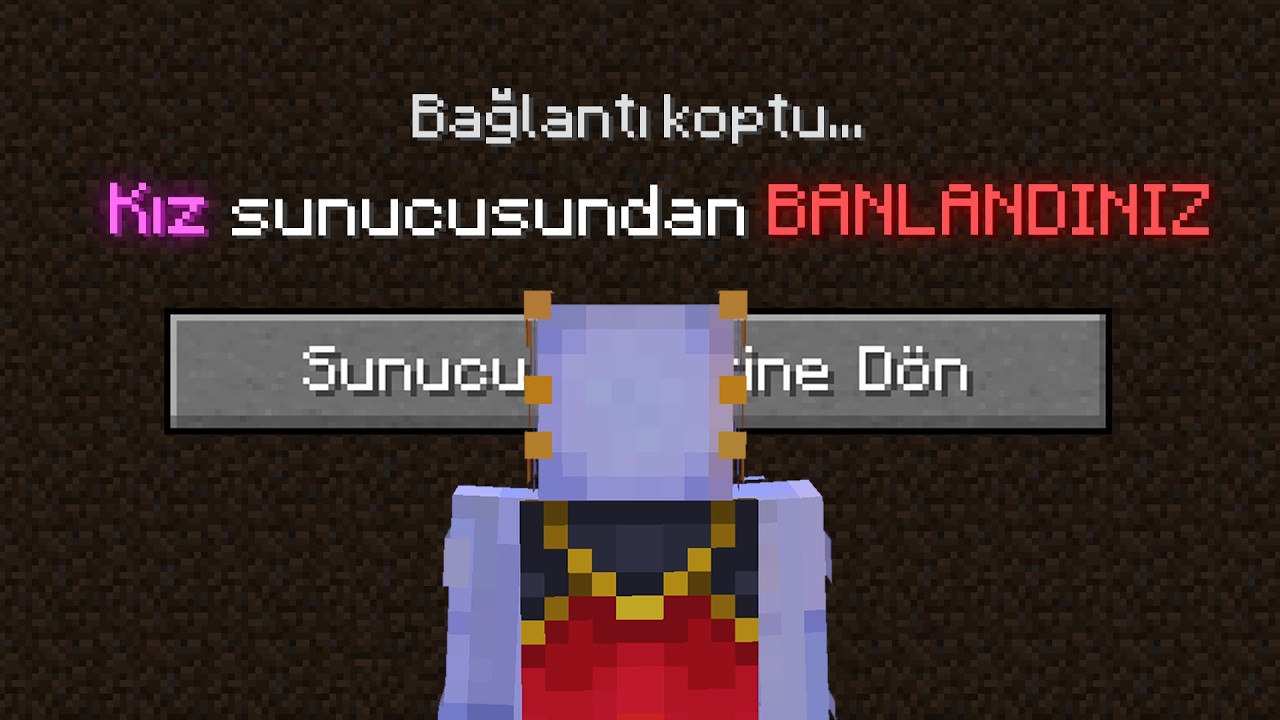 Kızlara Özel Minecraft Sunucusunu HİLE İle TROLLEDİM