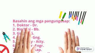 Pagdadaglat ng mga magagalang na pantawag