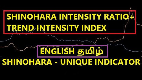 TREND INTENSITY INDEX & SHINOHORA INTENSITY RATIO ENGLISH தமிழ்