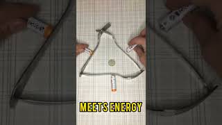 Coin Flips from Pure Energy! #flip #coins #physics #energy #simpletricks