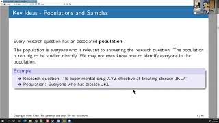 Stats 102A Lesson 8-3 Review of Intro Statistics and Hypothesis Testing