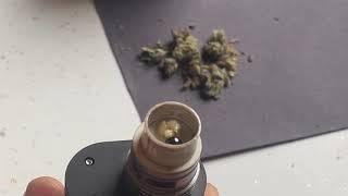 Divine Tribe V5 portable vaporizer prototype heater 2nd batch, some sessions and a self cleaning.