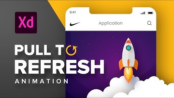 Creative Pull to Refresh Interaction | Adobe XD Tutorial in hindi #xdtutorial #uxdesign #uidesign