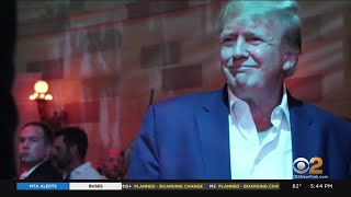 Former president Trump plays in LIV Golf Pro-Am at Bedminster