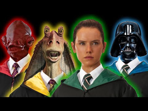 STAR WARS in HARRY POTTER Hogwarts Houses