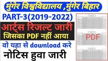 Munger University UG Part3 (2019-2022) Art