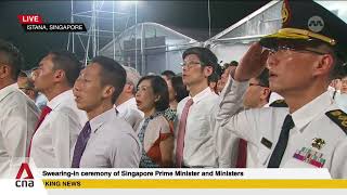 The Singapore National Anthem at the Istana | Swearing-in Ceremony 2024