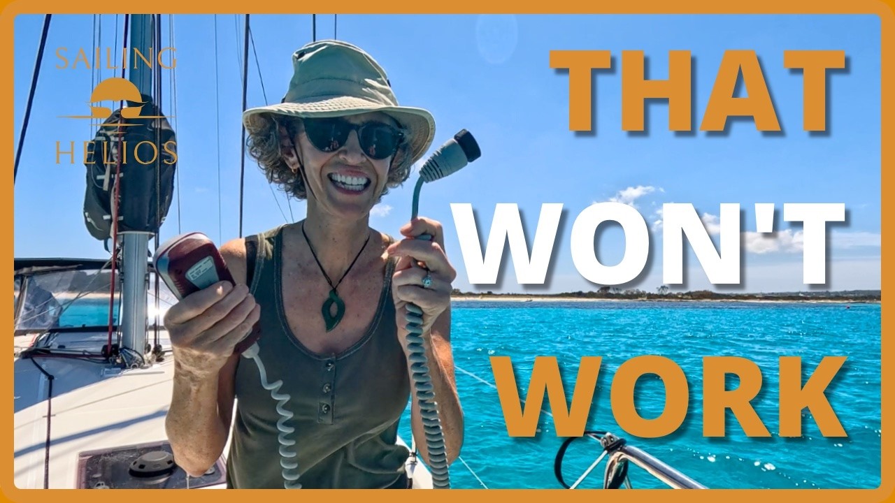 ⁣Winch Override Nightmare! Cutting the Jib Sheet + Watermaker Fix & New Anodes |  S04E07