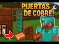 Como Hacer Puertas De Cobre En Minecraft
