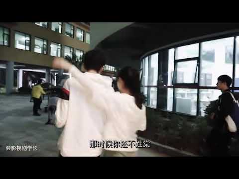 Zhang Xincheng (Li Yubing) and Janice Wu (Tang Xue) behind the scenes of Skate into love ❤