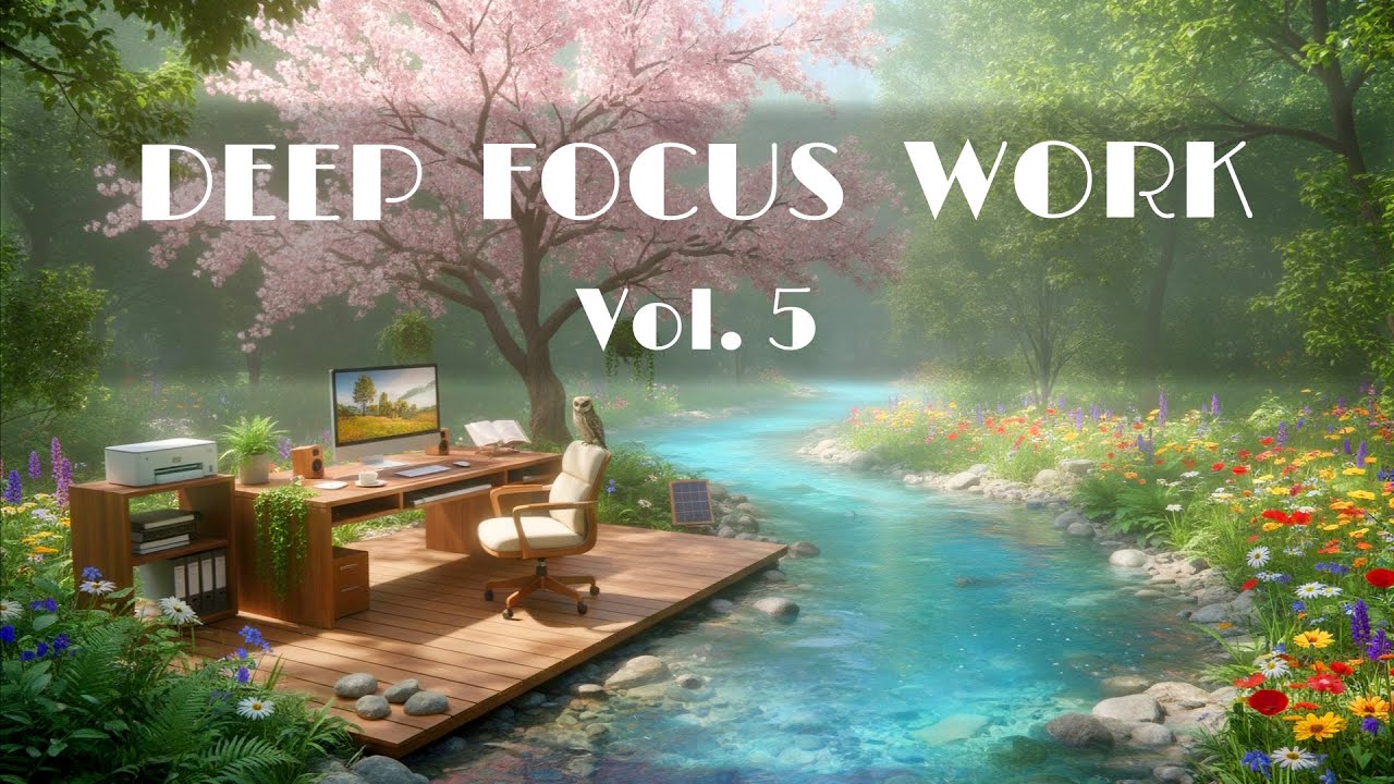 Deep Focus Work Vol.5 | Бинауральные ритмы: Бесконечный поток и Изоляция (СДВГ)