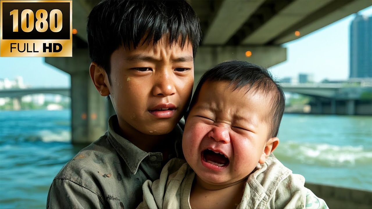 感人电影！睡桥洞的穷小子为养活捡到的婴儿单身20年，哪料孩子竟是豪门独生子，亲生父母送来百万财富 #最新电影 #华语电影