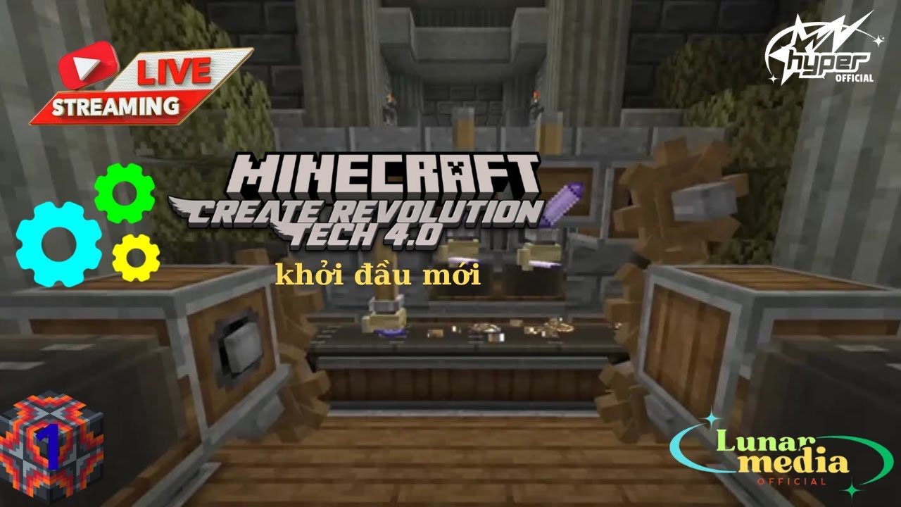 Create Revolution Mod 🔴 Minecraft Create RevolutioTech 4 tập 1|Khởi đầu mới |HYPER official # ...