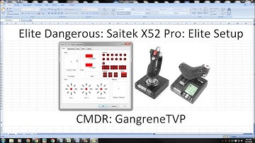 Saitek X52 Pro: Elite Dangerous Setup: Part 1