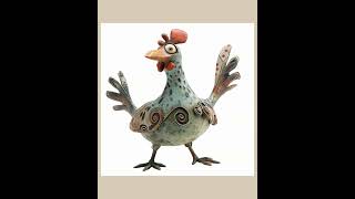 Colorful Rooster Clipart - Instant Download Sublimation Design - Digital Art for Crafts