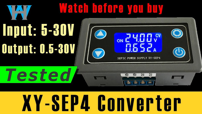 Review of 400W DC Step-up Boost Converter input 8.5V-50V to 10V-60V 