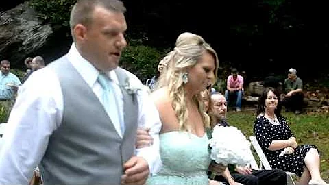Ryan & Heather Bridges Waterfall Wedding