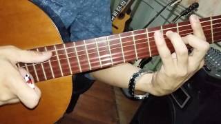 Video thumbnail of "Base dé cumbia con guitarra (bajo y guitarra a la vez)"