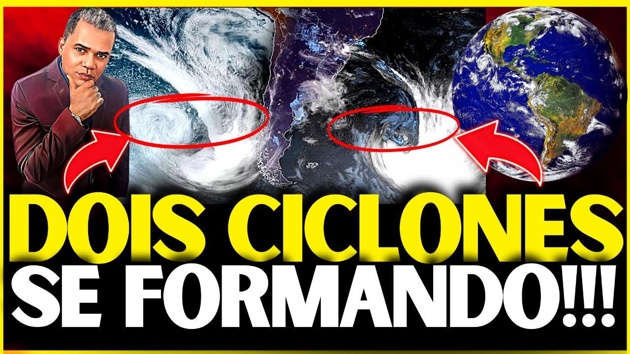 NOVO CICLONE EXTRATROPICAL SE FORMANDO