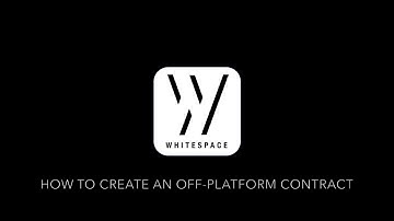 How to Create an Off Platform Contract (Broker)