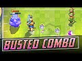 BUSTED COMBO in BOOSTED FIELDS - CLASH ROYALE