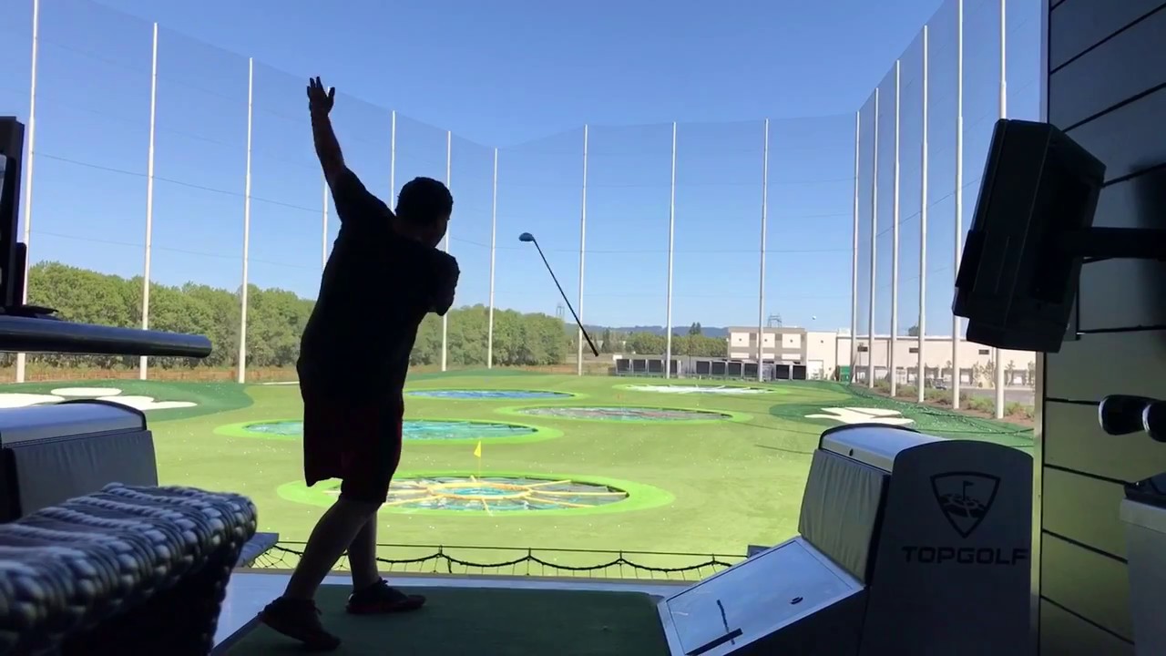 TOPGOLF CLUB THROWN OFF SECOND FLOOR! YouTube