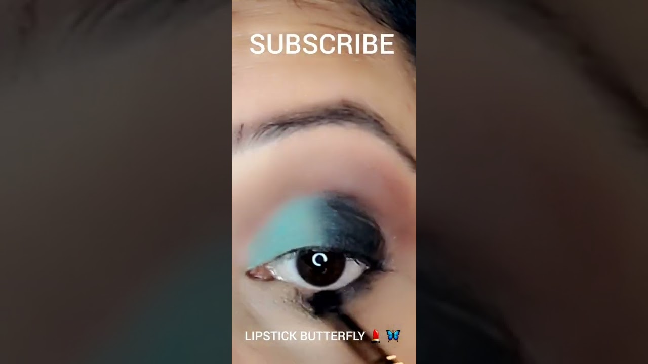 Mint Green and Black Combination || Smokey Eyes 