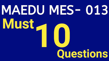 IGNOU mes 013 important questions | ma education | mes 13 Learning, Learner, and Development | MAEDU