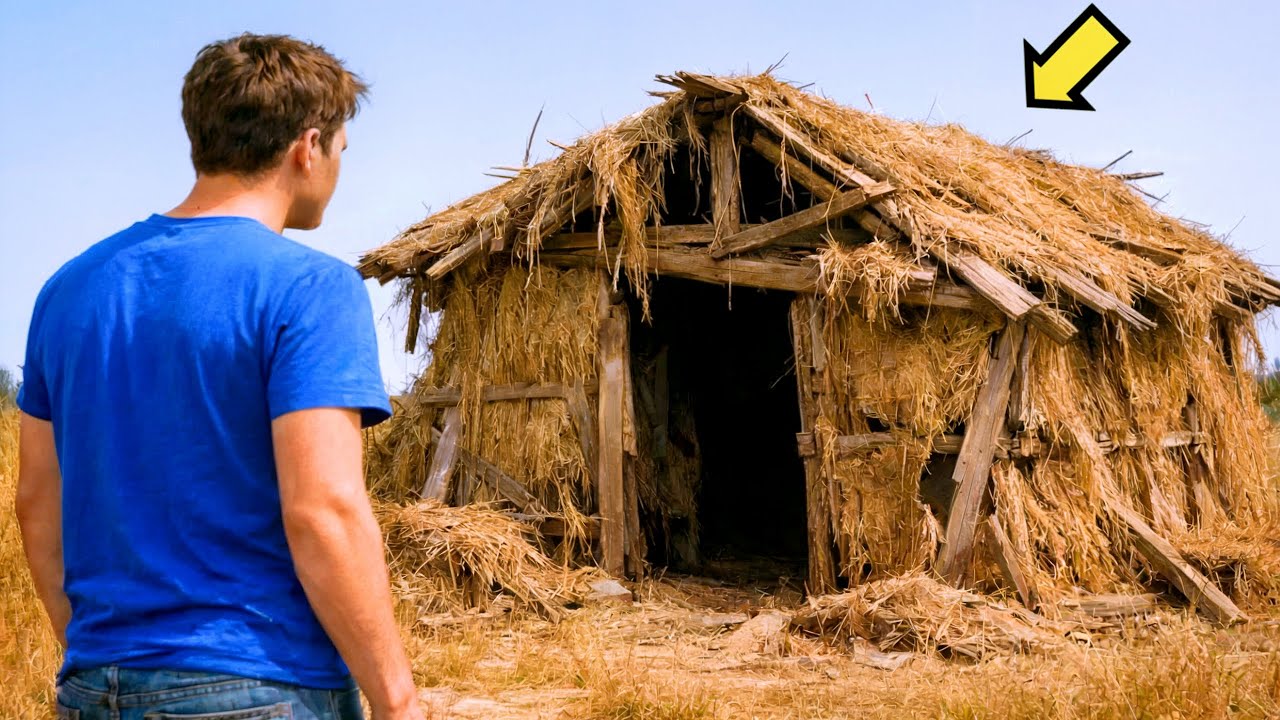 PADRE SOLTERO COMPRA CASA DE PAJA POR UNOS PESOS… PERO LO QUE ENCUENTRA ADENTRO…