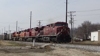 Cp 577 K70 And 261 With Kcs Ex Bnsf Dash9 And Kcs Sd70M March 21, 2023