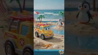Rainbow Magic Ball Turns Into a Lifeguard Hero! 🛟✨ | Beach Rescue Toy Story