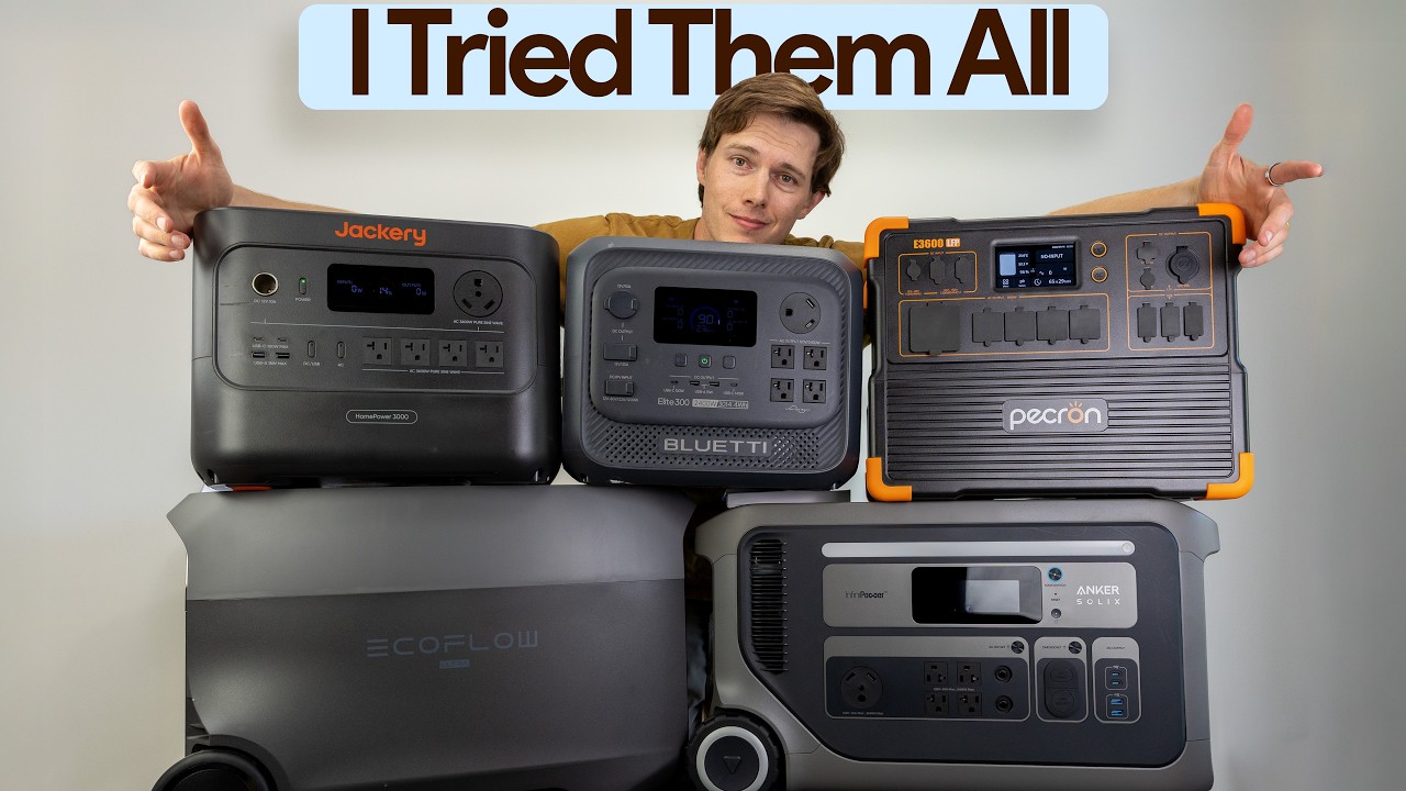 Best 3000Wh Portable Power Stations *Unsponsored* (Solar Generators Tested &amp; Compared!)