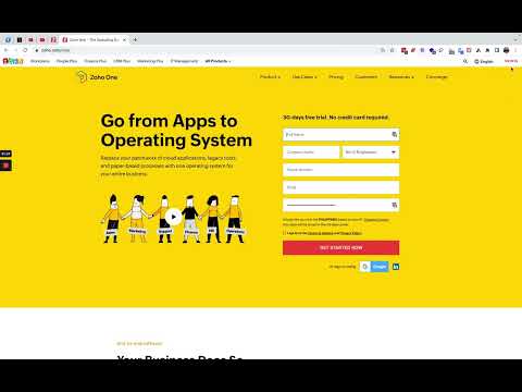 1. How to Login to Zoho One