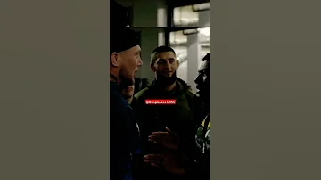 Khamzat Chimaev Confronts A Guy Trying To Fight Darren Till 😯 #ufc #mma #khamzatchimaev #khabib