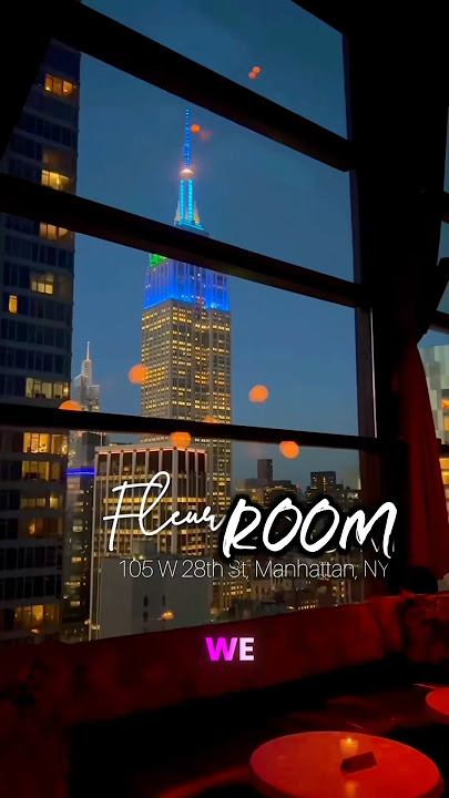 Best NYC Vibes🔥 #nyclife #fleurroom #magichour #happyhour #nyc