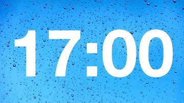timer - 17 minute countdown with rain sound