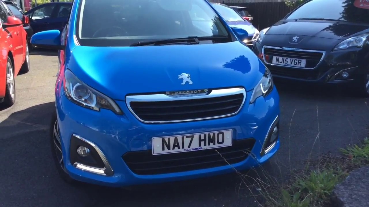 RICHARD HARDIE USED CAR PEUGEOT 108 NA17 HMO YouTube
