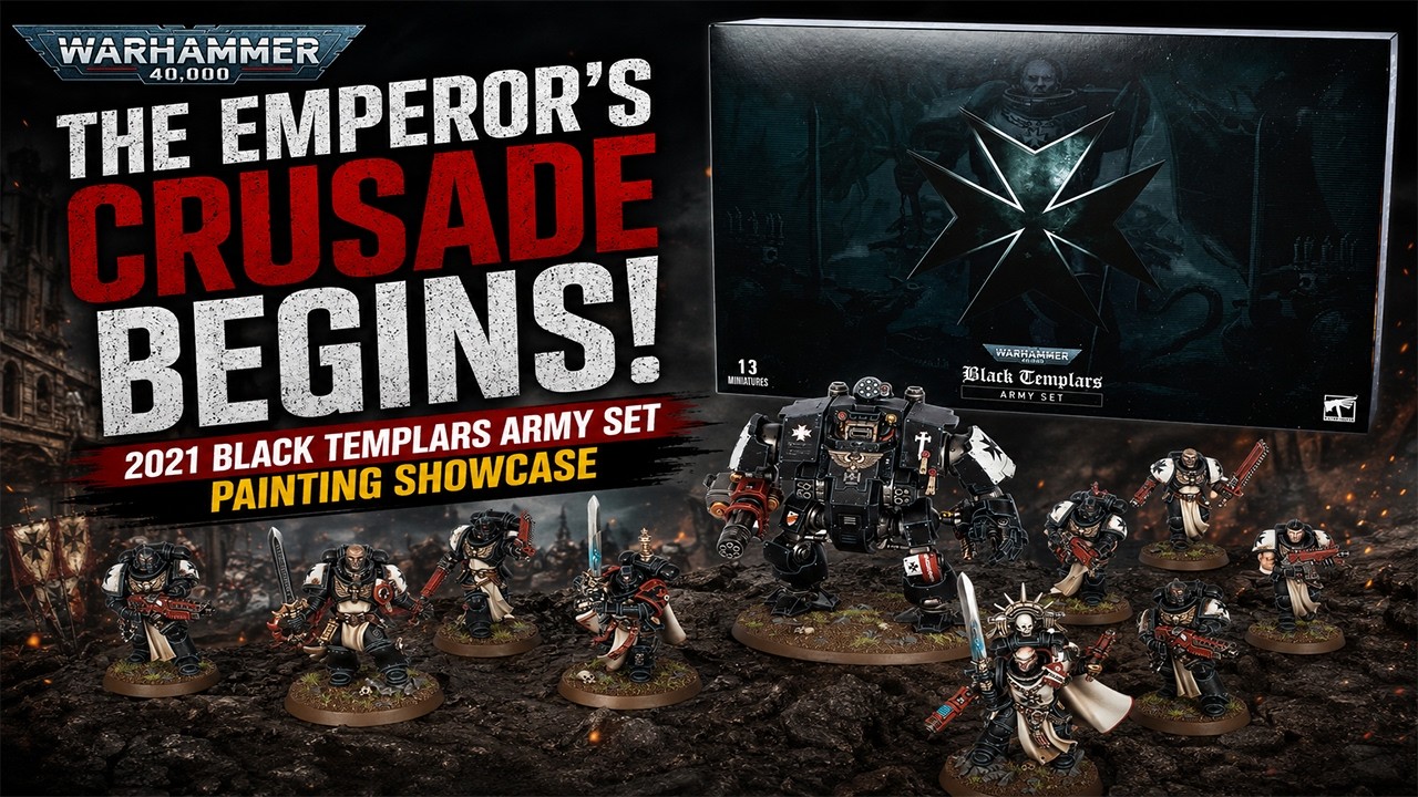 Painting - Black Templar Army Box Set (한국어 자막) - YouTube
