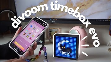 Pixel Art Bluetooth Speaker | Divoom Timebox-EVO Unboxing