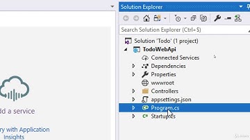 Creating an ASP.NET Core project with Visual Studio