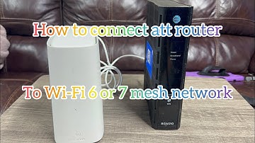 How to connect bgw 320 to new router WiFi 6 or 7 Eero Oribi tplink network mesh systems fiber att