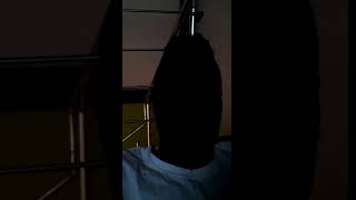 Black Man Laughing in the Dark