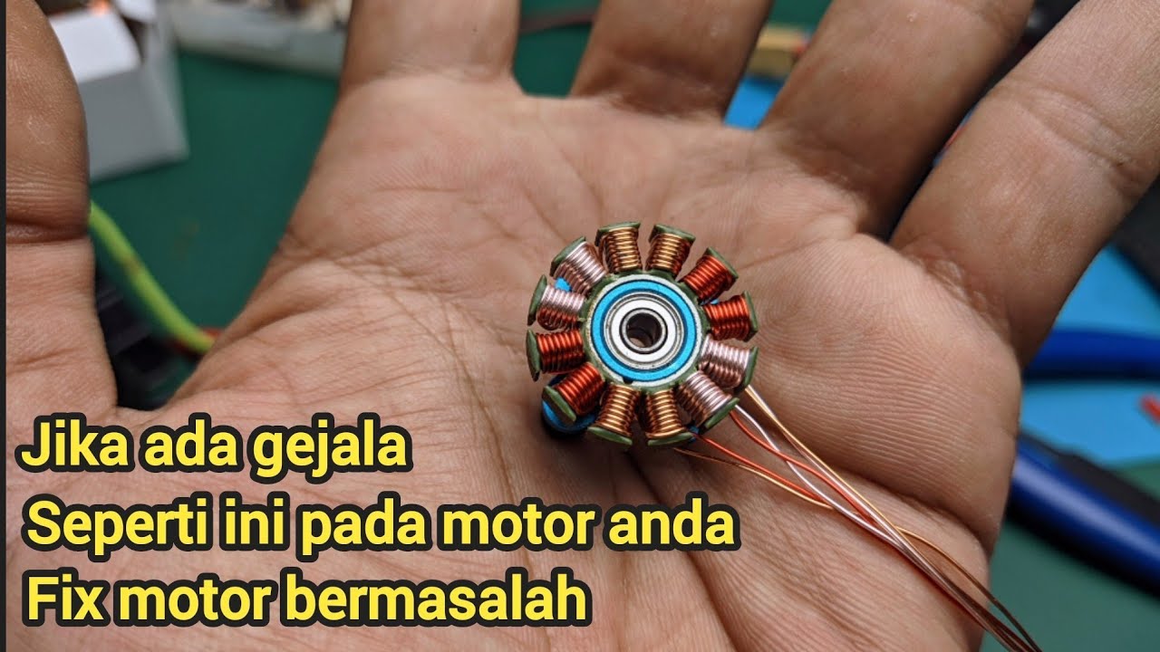 example of a brushless motor that is having problems YouTube