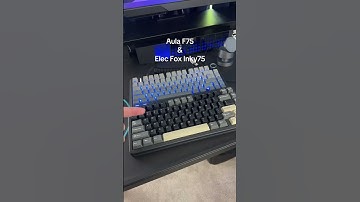 Elec Fox Inky75 & Aula F75 Mechanical Keyboard side by side